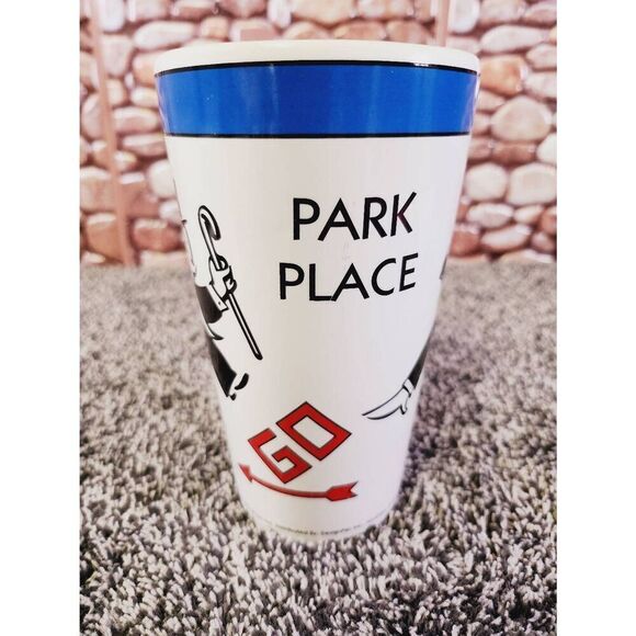 1999 HASBRO MR. MONOPOLY BOARD GAME CERAMIC COFFEE MUG CUP 2 SIDED - Picture 2 of 8